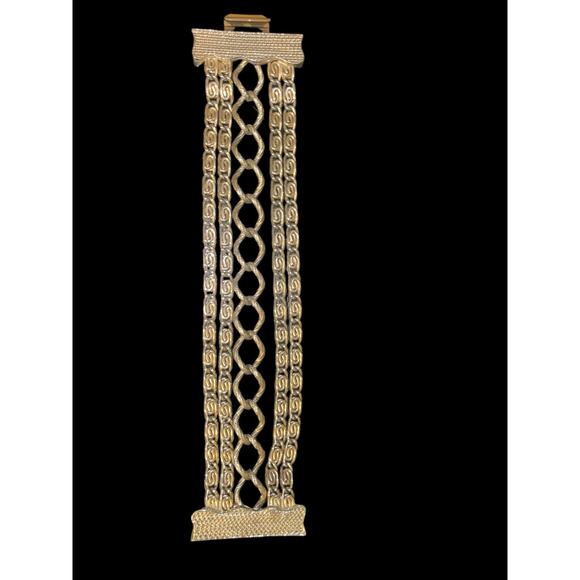 Vintage Bracelet Julio Marsella 5 Chain Signed Bracelet "Jules by Julio" Rare - Picture 4 of 7